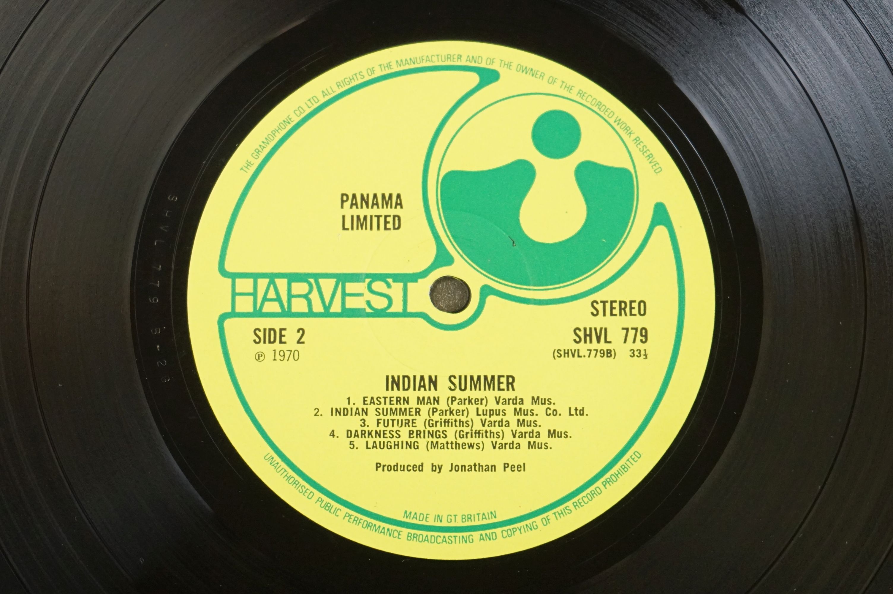 Vinyl - Panama Limited – Indian Summer, original UK 1970 1st pressing, no EMI box, Harvest records - Image 4 of 7