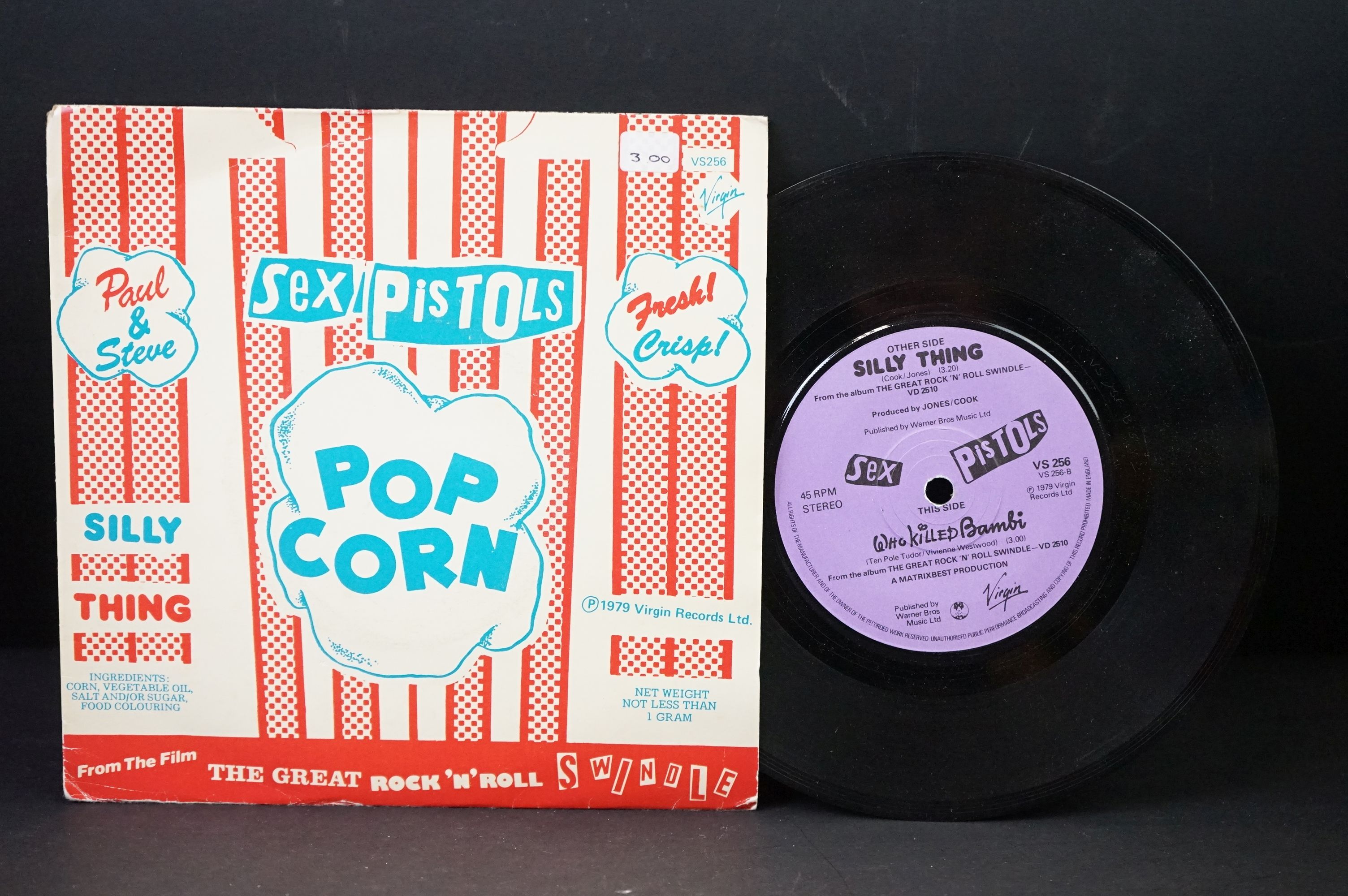 Vinyl - 10 Sex Pistols / PIL 7" singles to include Submission one sided (VDJ24), 4 other Sex Pistols - Image 5 of 8