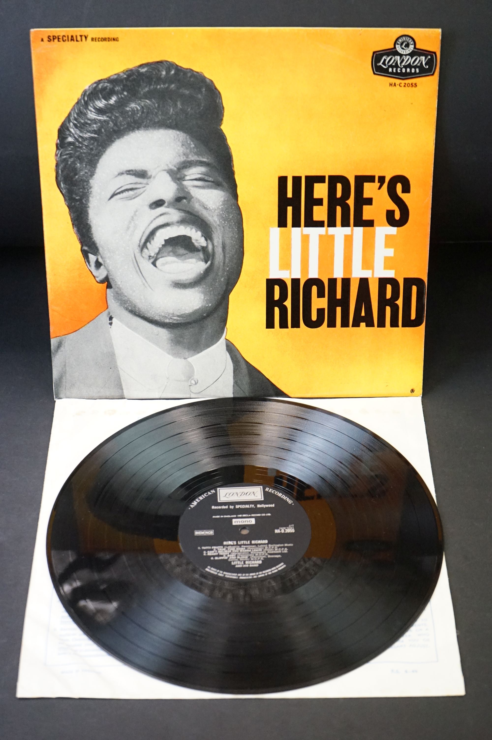 Vinyl & Autograph - Little Richard 3 UK pressing albums on London Records to include: Here’s - Image 12 of 15