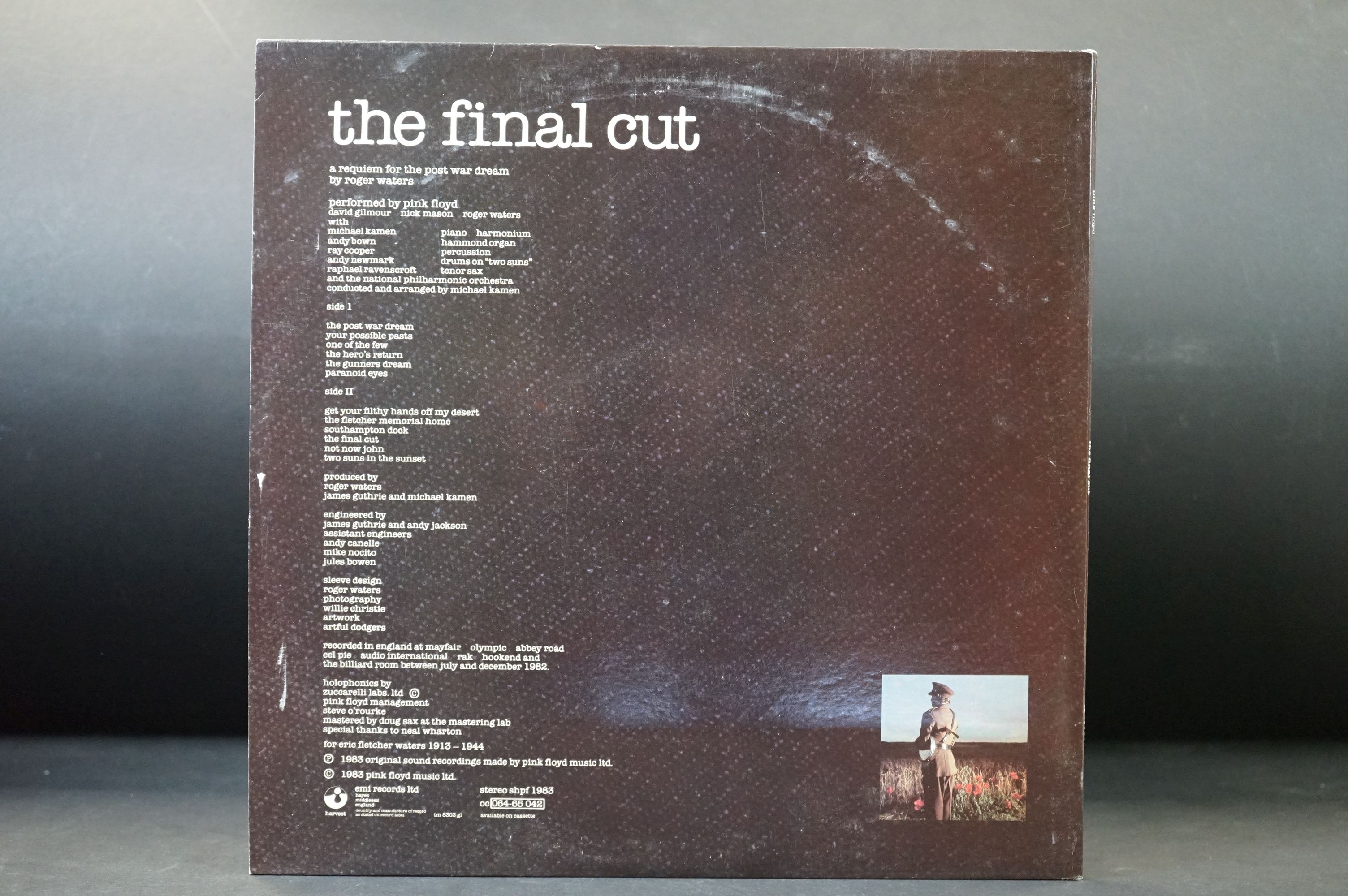 Vinyl - Pink Floyd The Final Cut original UK double one sided green label test pressing. Vinyl one - Image 8 of 8