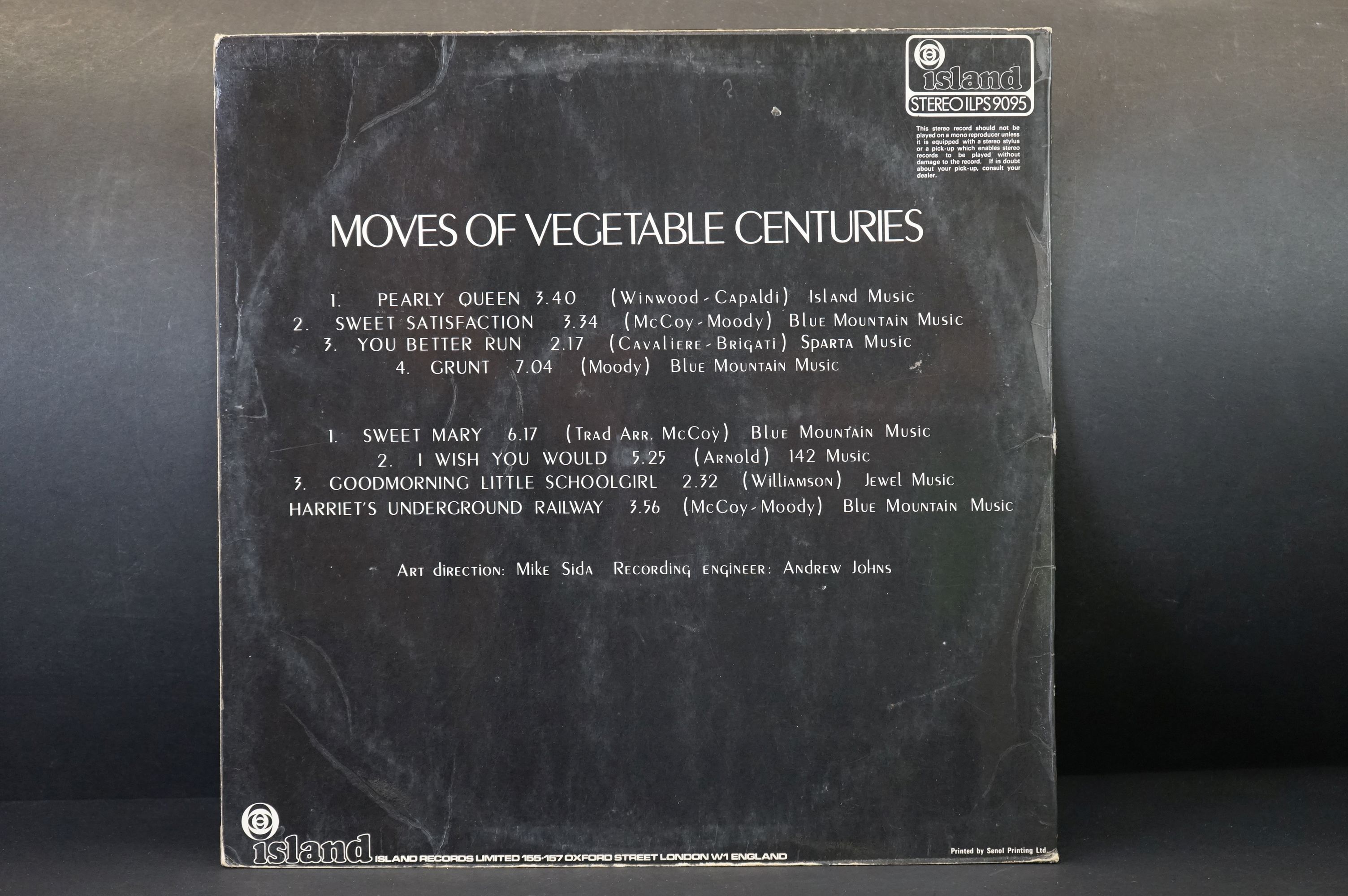 Vinyl - Tramline – Moves Of Vegetable Centuries, original UK 1969 1st pressing, pink Island label - Image 6 of 6