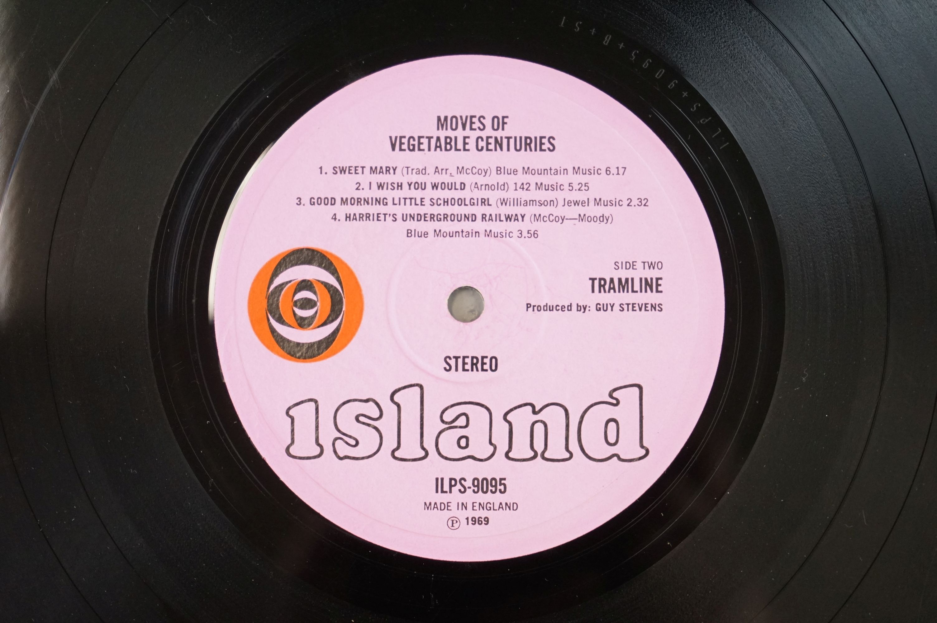 Vinyl - Tramline – Moves Of Vegetable Centuries, original UK 1969 1st pressing, pink Island label - Image 4 of 6