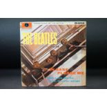 Vinyl - The Beatles Please Please Me LP PMC 1202 early pressing with gold lettering to label. Sleeve