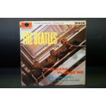 Vinyl - The Beatles Please Please Me UK first pressing with gold writing to label. Sleeve has tape