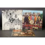 Vinyl - 3 original UK mono pressing Beatles albums to include: Sgt. Pepper's Lonely Hearts Club Band