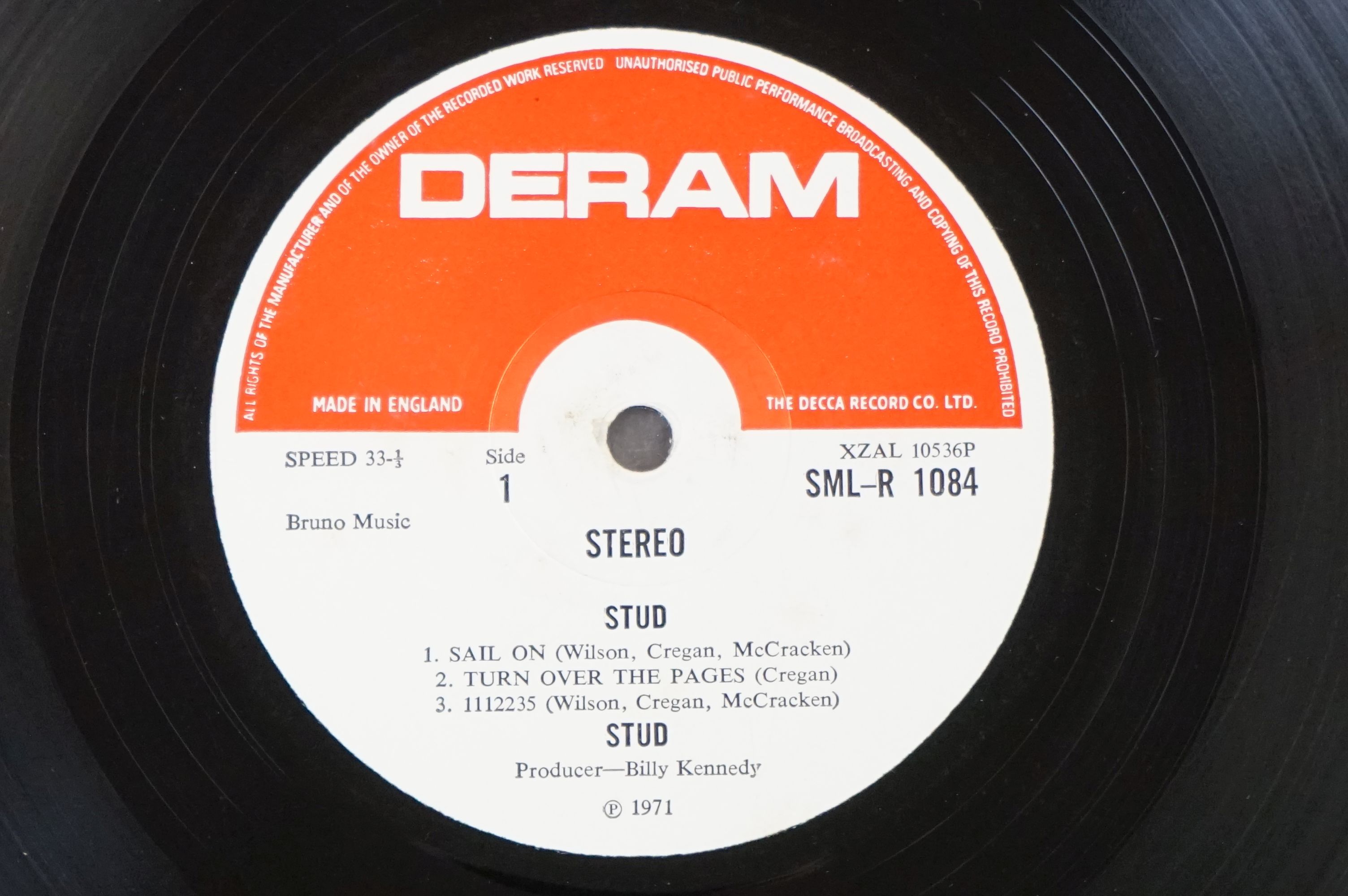 Vinyl - Stud - Stud, original UK 1971 1st pressing, Deram Records SML-R 1084, VG- / VG+ - Image 3 of 6