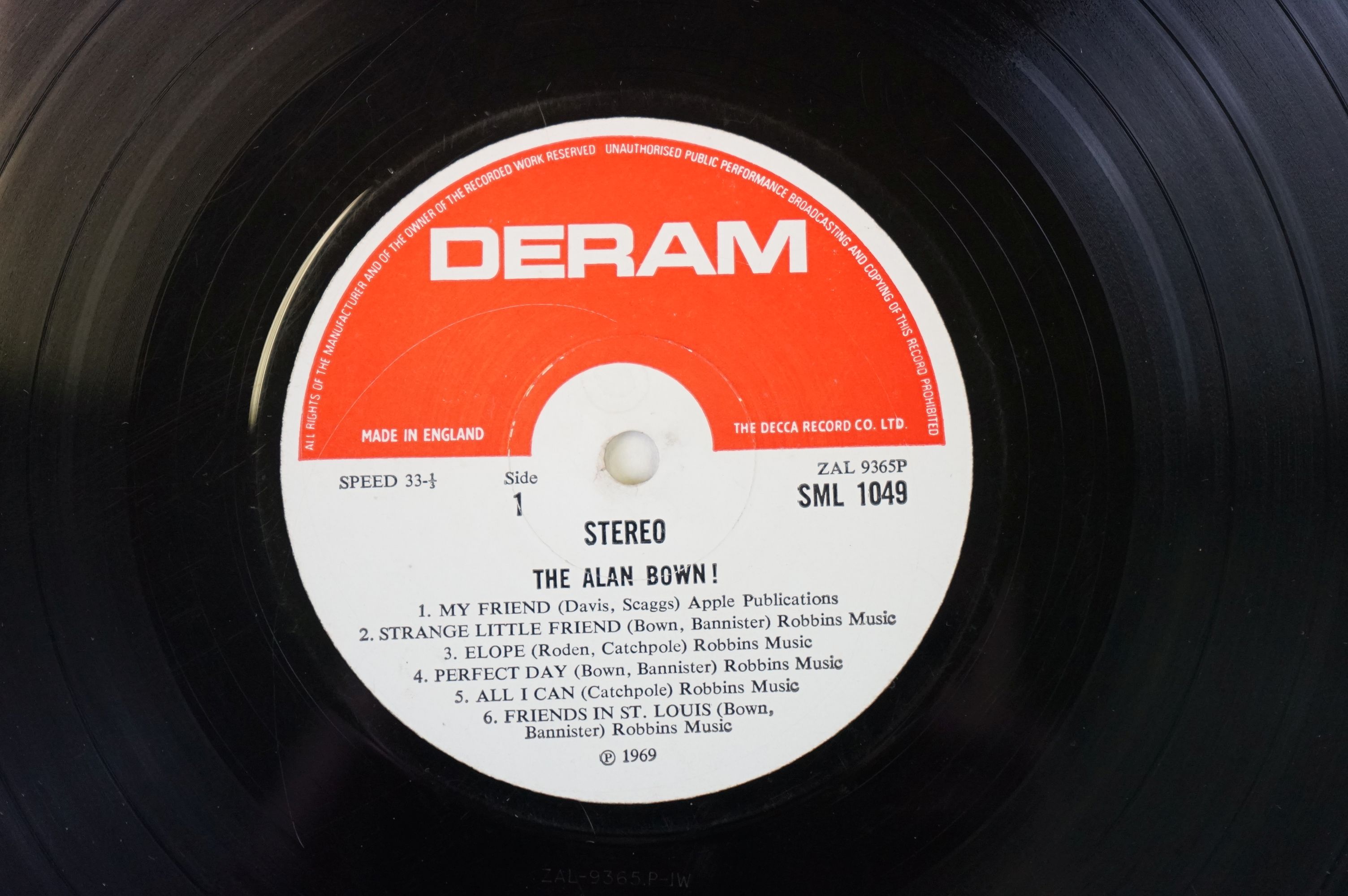 Vinyl - 11 original UK pressing albums on Deram Records to include: The Alan Bown! - The Alan - Image 4 of 12