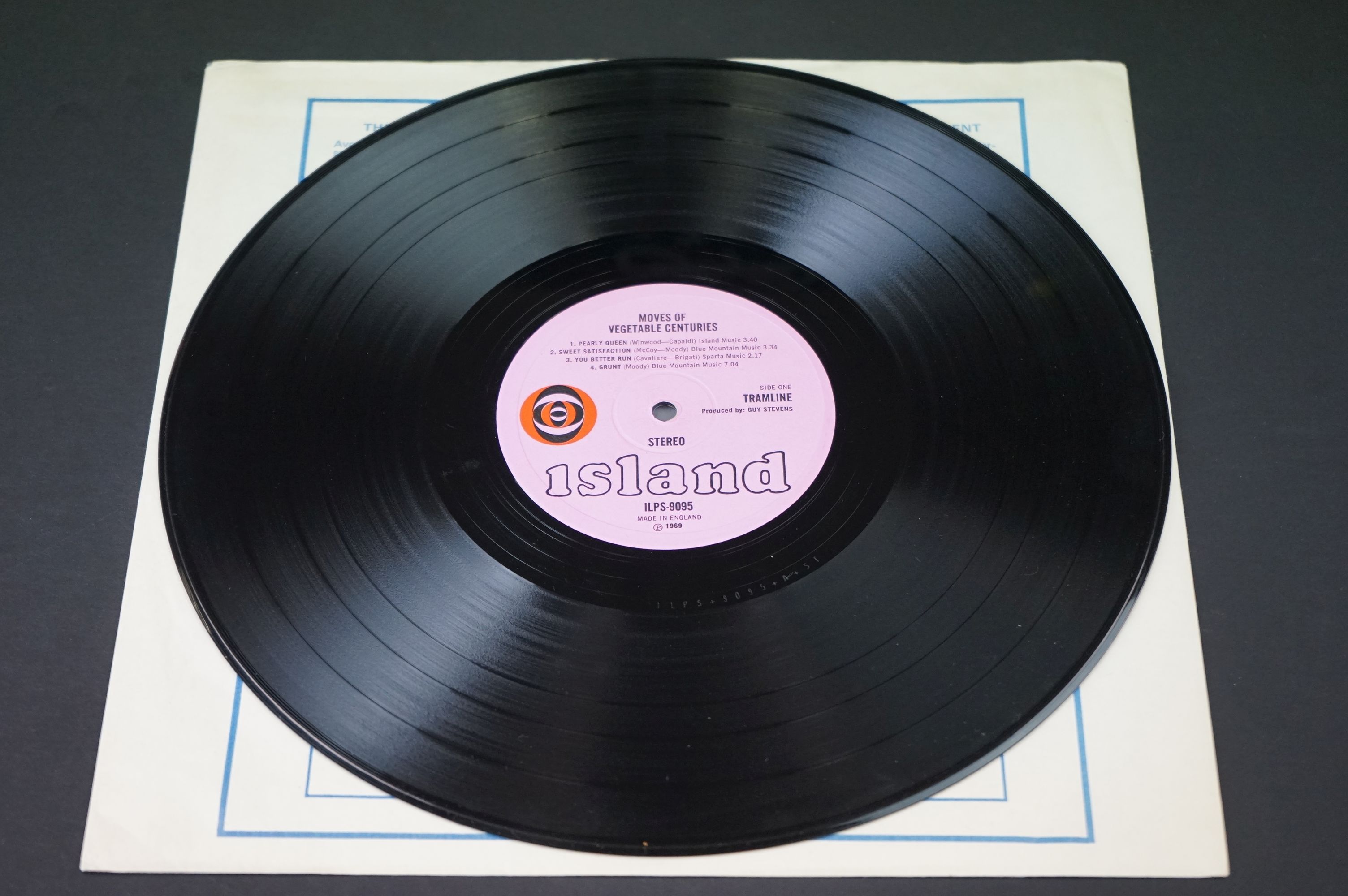 Vinyl - Tramline – Moves Of Vegetable Centuries, original UK 1969 1st pressing, pink Island label - Image 2 of 6