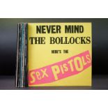 Vinyl - 12 original UK Punk albums to include The Sex Pistols - Never Mind The …. (Sleeve with Blank