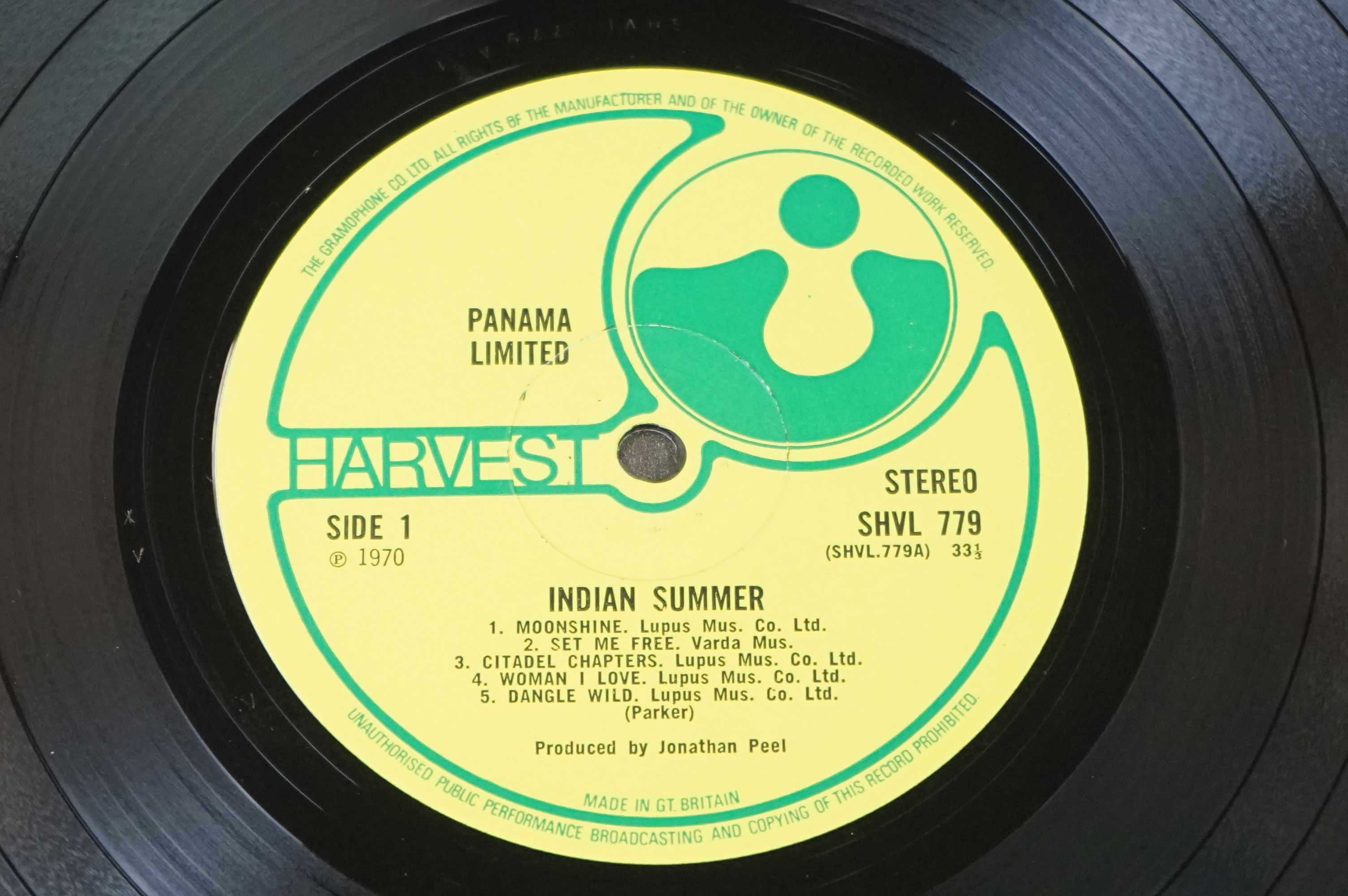 Vinyl - Panama Limited – Indian Summer, original UK 1970 1st pressing, no EMI box, Harvest records - Image 3 of 7