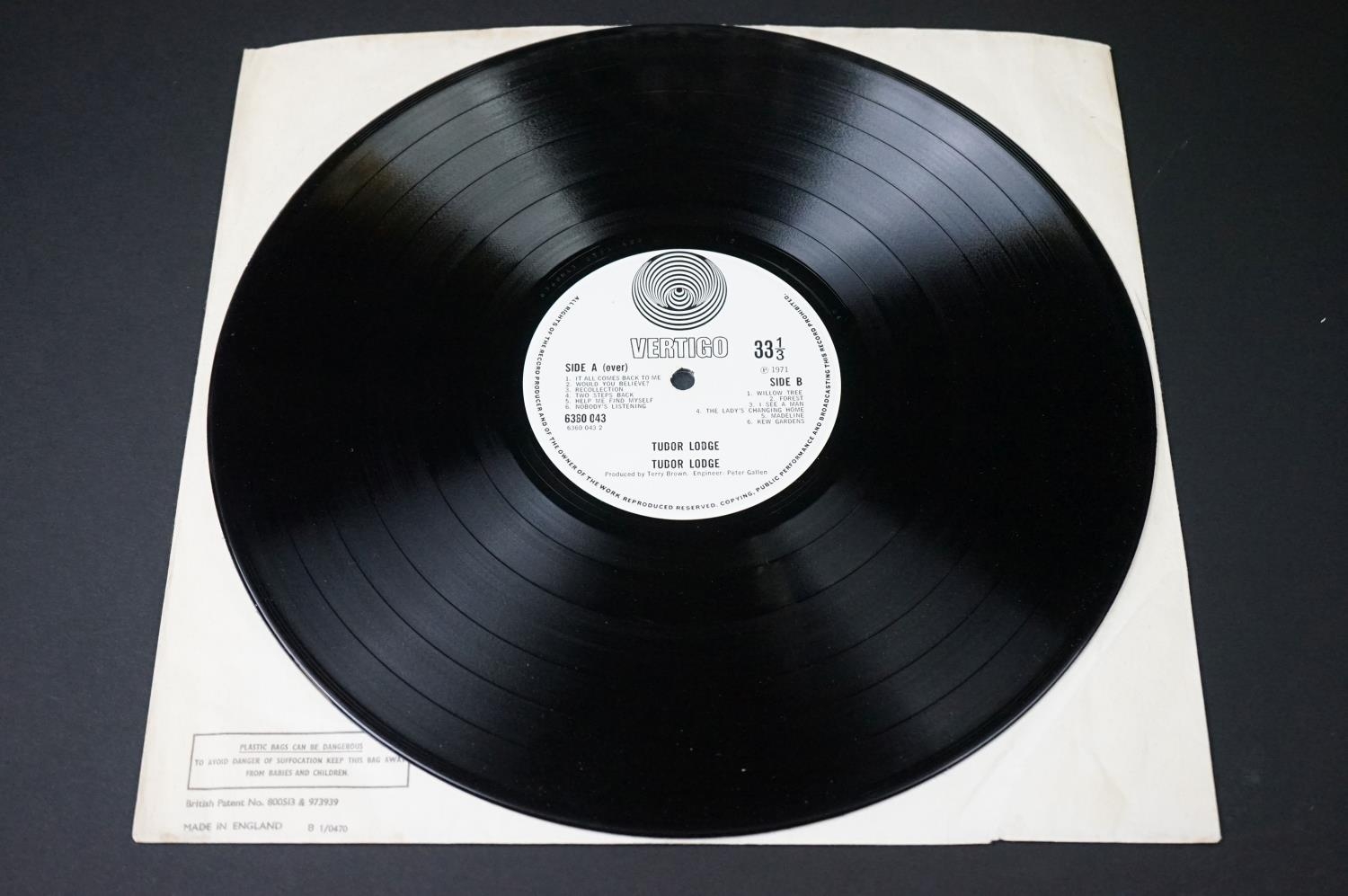 Vinyl - Tudor Lodge self titled LP on Vertigo Records 6360 043. Original UK 1971 1st pressing. - Image 3 of 6
