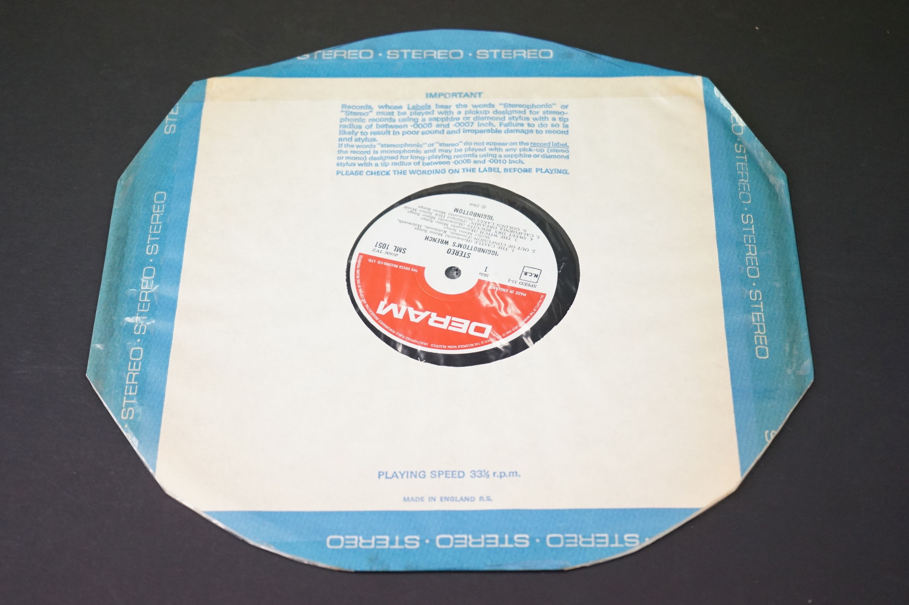 Vinyl - 'Igginbottom – 'Igginbottom's Wrench, original UK 1969 1st stereo pressing, Deram Records - Image 2 of 7