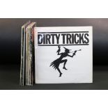 Vinyl - Heavy Metal / Hard Rock, 16 albums and one 12” single to include: Dirty Tricks, TSA (