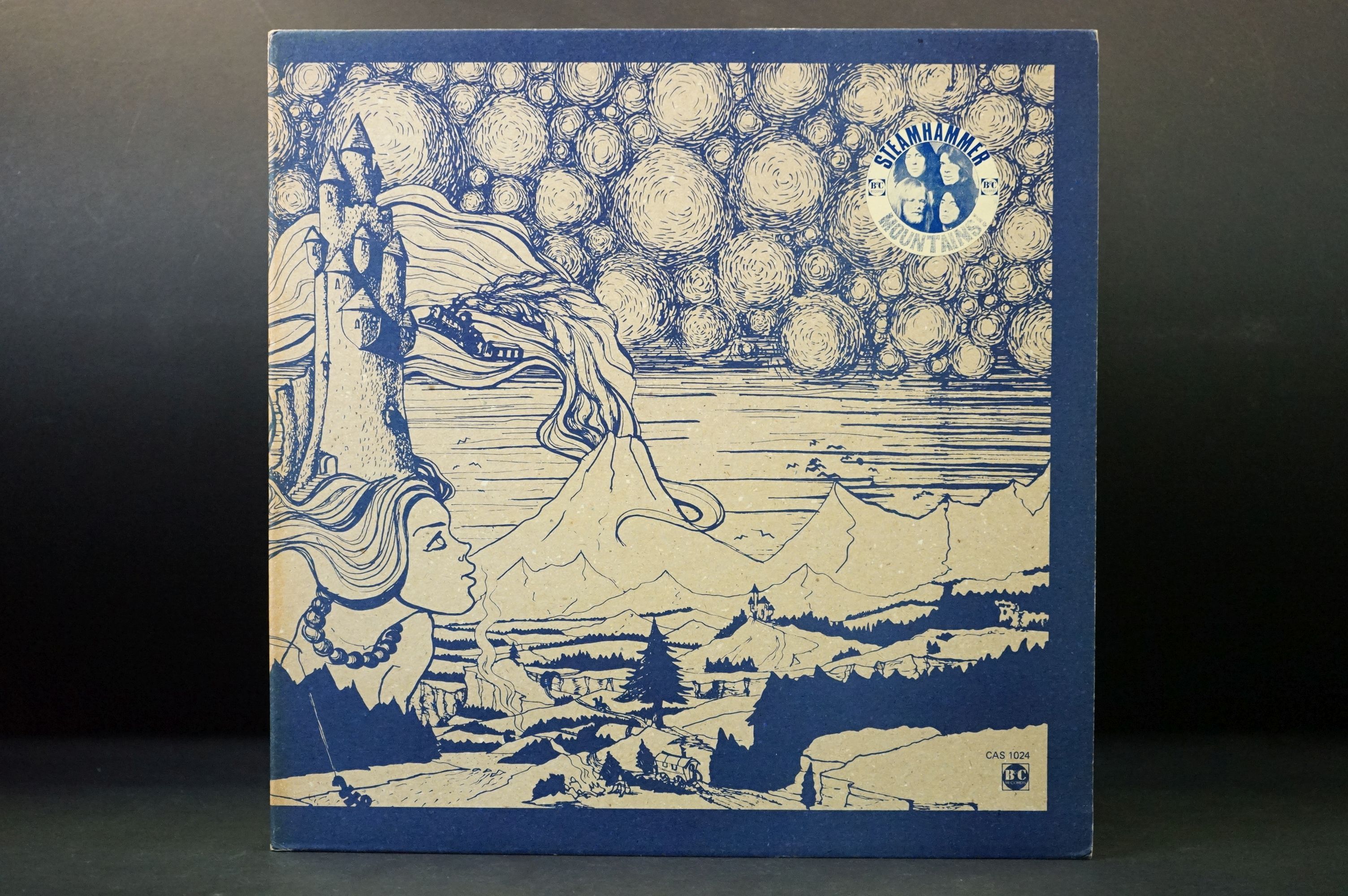 Vinyl - Steamhammer – Mountains LP on B&C Records CAS 1024. Original UK 1st pressing, textured