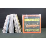 Vinyl - Approx 50 mainly Shadows LPs including Thunderbirds Are Go, solo records etc spanning
