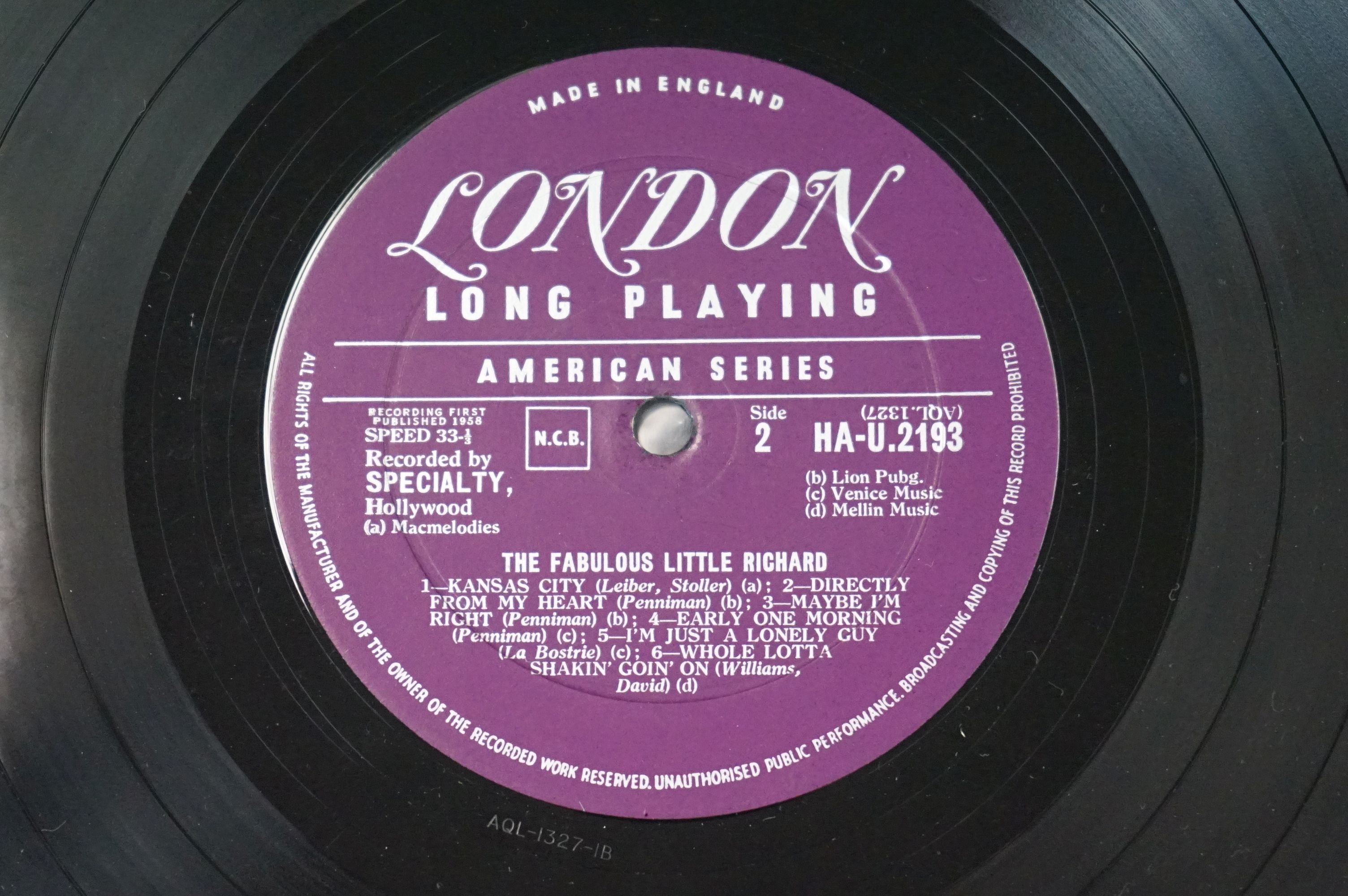 Vinyl & Autograph - Little Richard 3 UK pressing albums on London Records to include: Here’s - Image 5 of 15