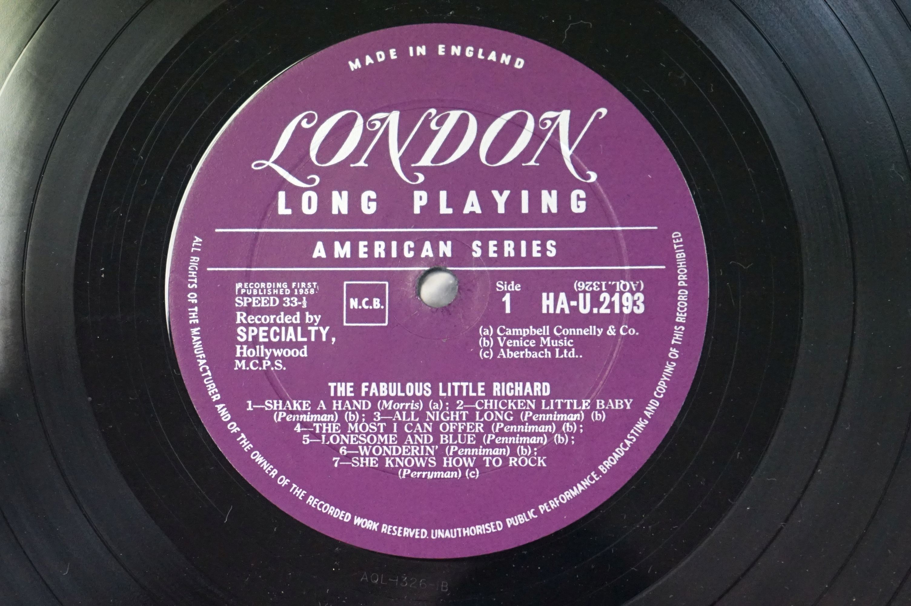 Vinyl & Autograph - Little Richard 3 UK pressing albums on London Records to include: Here’s - Image 4 of 15