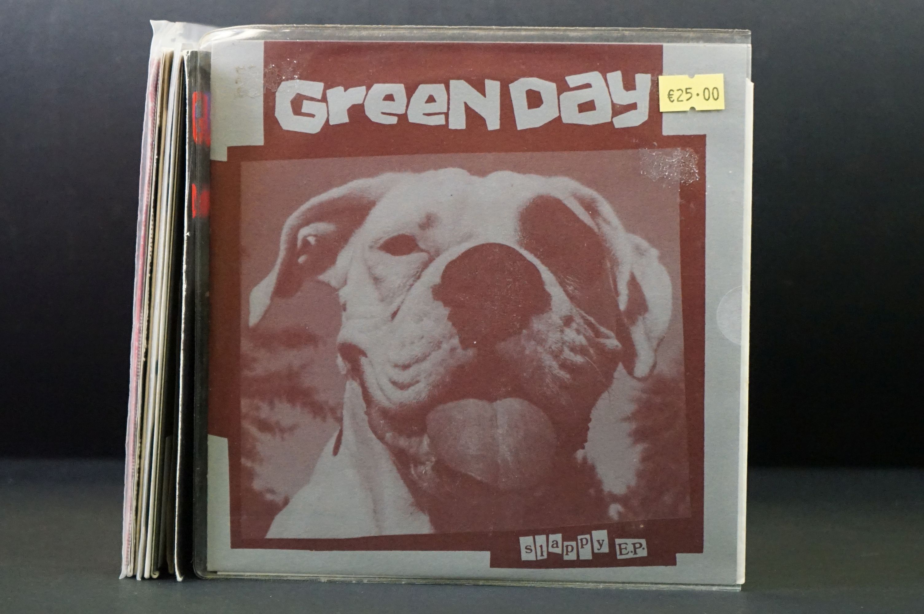 Vinyl – 9 Punk / Alternative 7” singles by mainly US bands to include: Green Day – Slappy E.P. (US