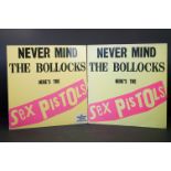 Vinyl The Sex Pistols, 2 versions of “Never Mind The Bollocks Here’s The Sex Pistols: 1) original