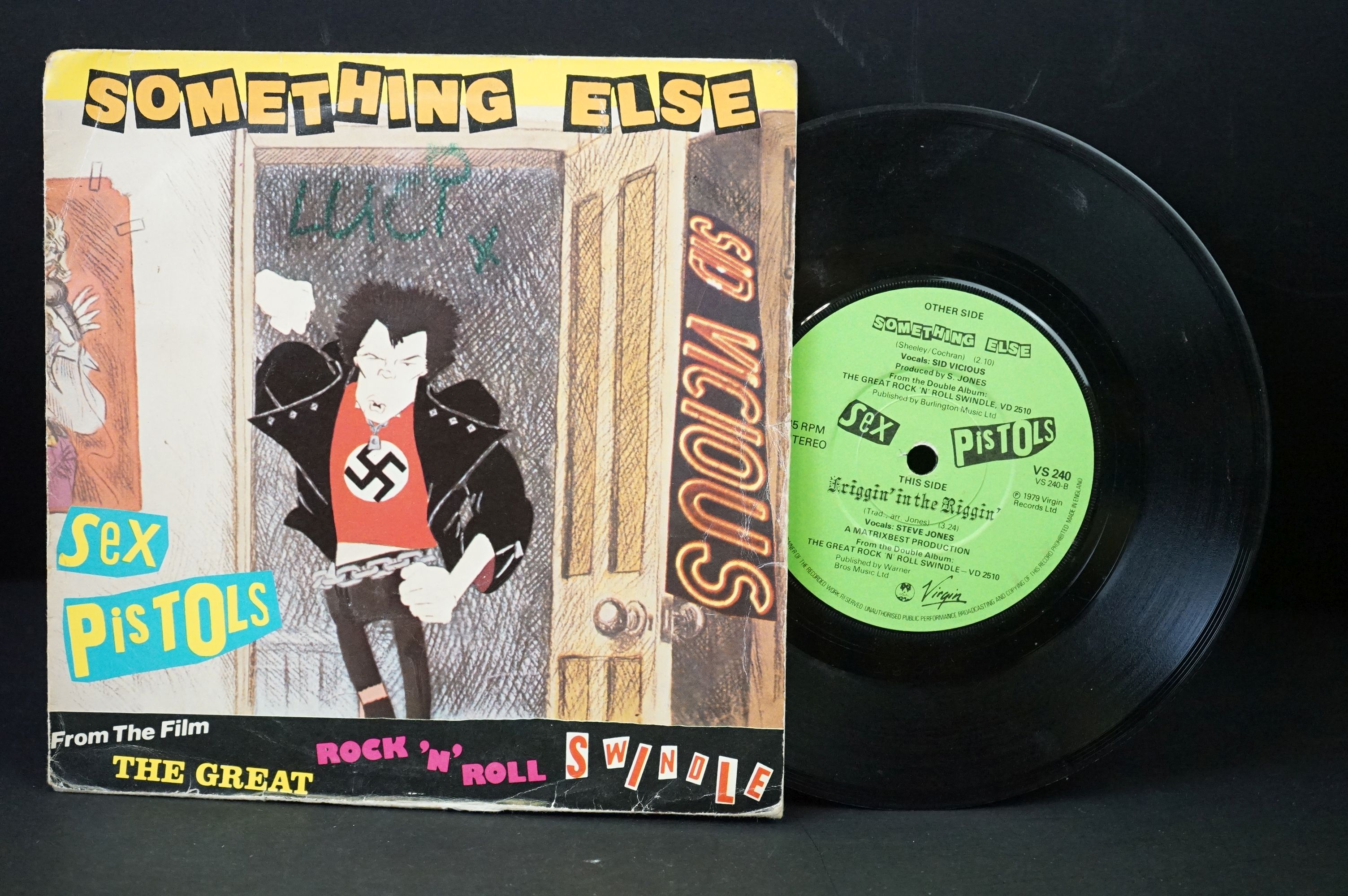 Vinyl - 10 Sex Pistols / PIL 7" singles to include Submission one sided (VDJ24), 4 other Sex Pistols - Image 4 of 8