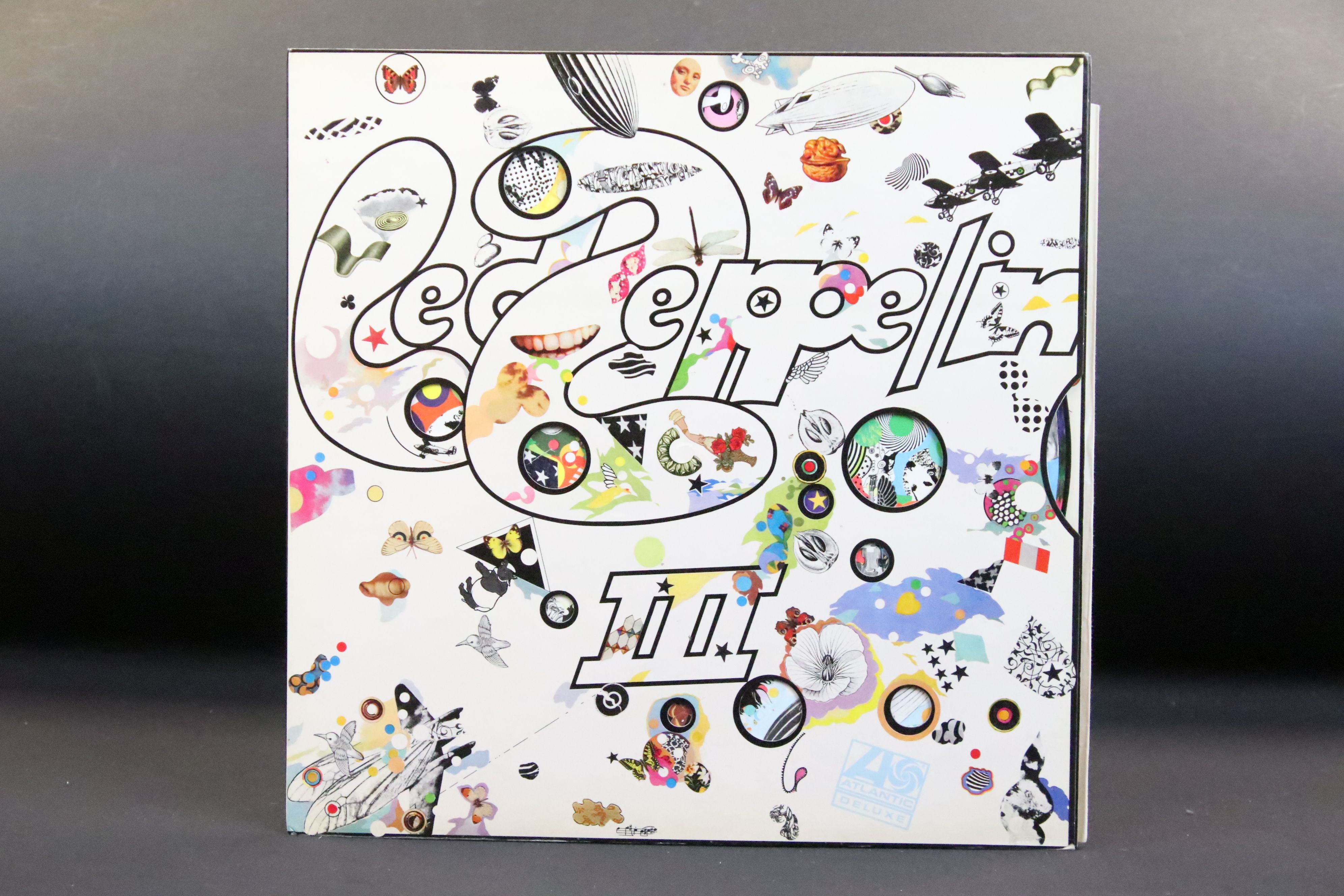 Vinyl - Led Zeppelin III original plum Atlantic labels, A5/B5 matrices, Peter Grant credit, fully
