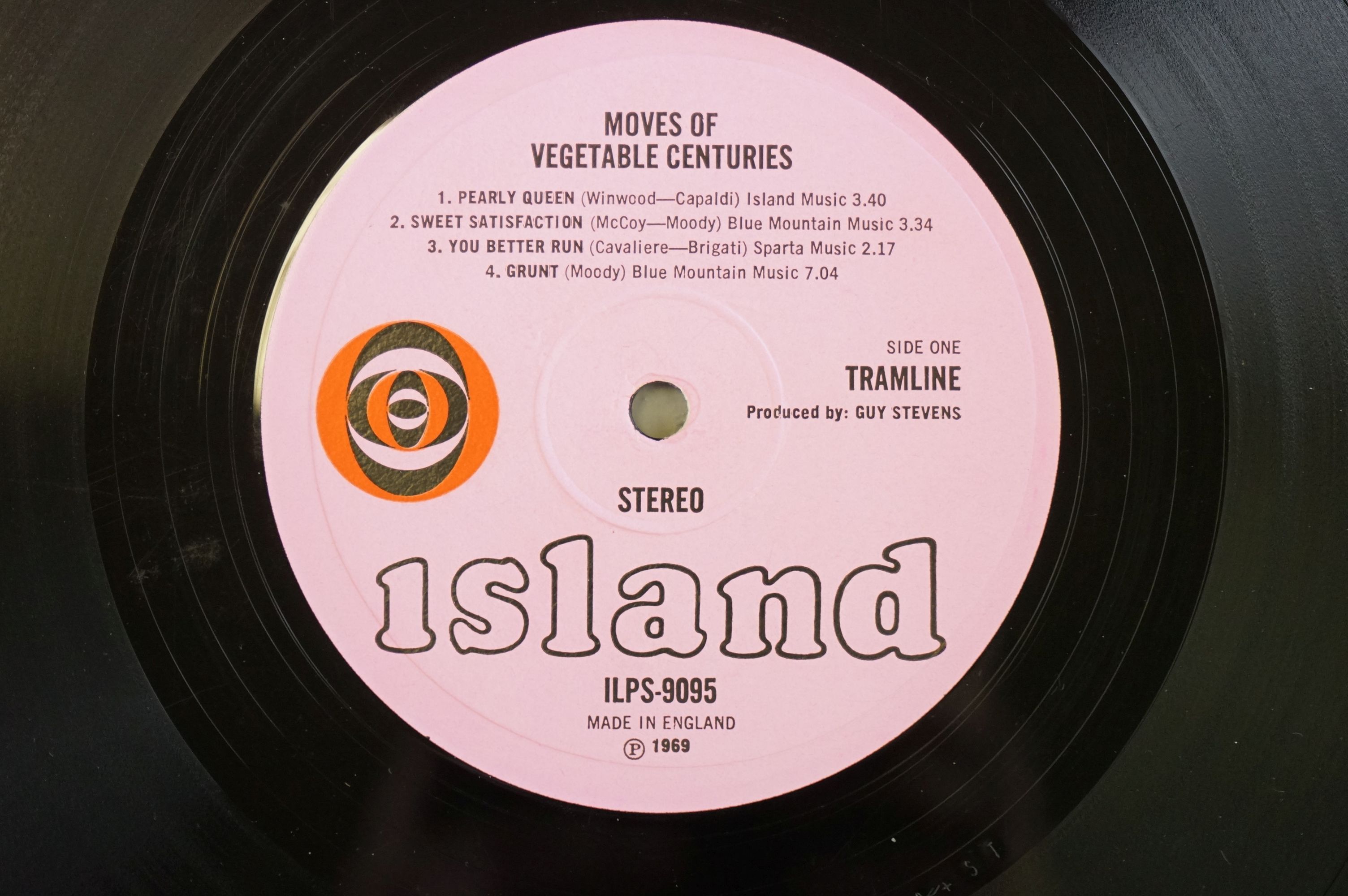 Vinyl - Tramline – Moves Of Vegetable Centuries, original UK 1969 1st pressing, pink Island label - Image 3 of 6