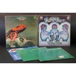 Vinyl - 5 albums by Gentle Giant to include: Three Friends (original UK, swirl Vertigo labels,