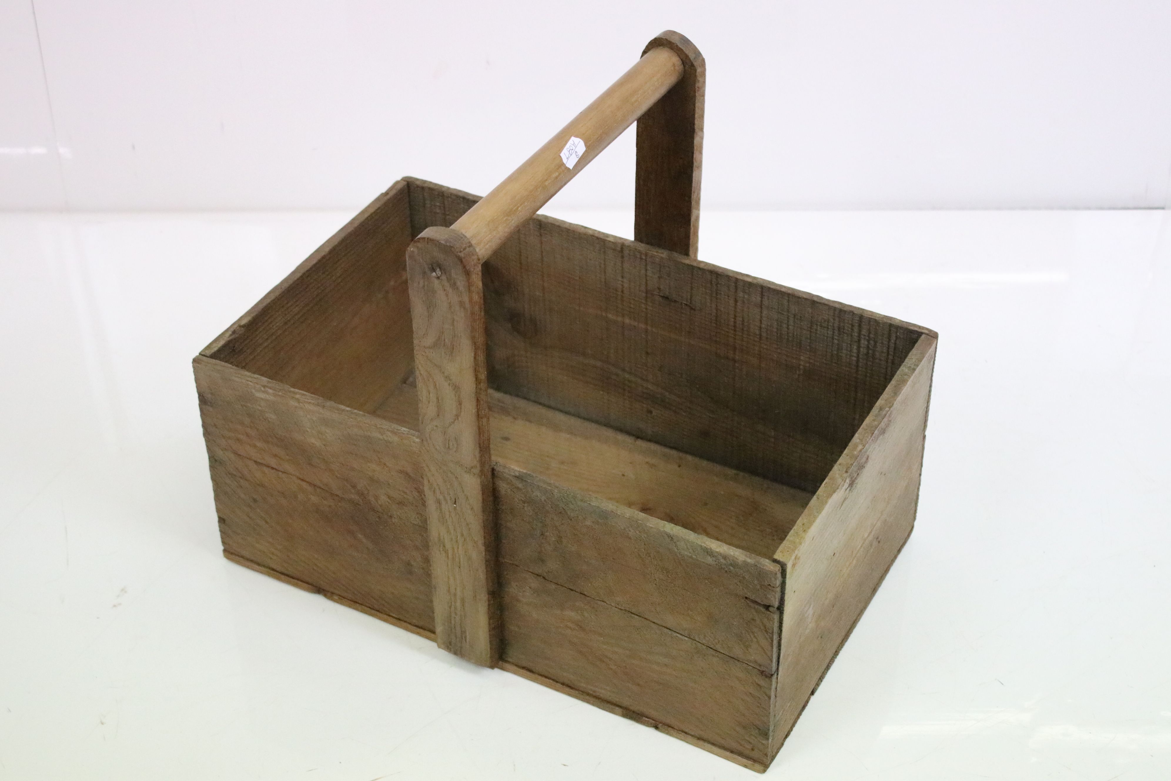 Pine foraging garden trug, 44cm wide - Image 2 of 5