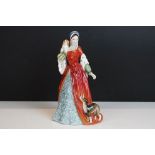 Royal Doulton ' Anne Boleyn ' ltd edn porcelain figure, no. 3594 of 9500 (HN 3232), 22.5cm tall