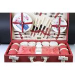 A mid 20th century Brexton picnic set with contents to include cups, plates, cutlery....etc.