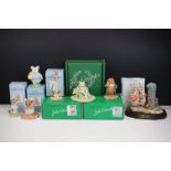 Seven Beswick Beatrix Potter figures to include 6 x boxed examples (Mrs Tittlemouse, Little Pig