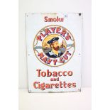Advertising - ' Player's Navy Cut Tobacco and Cigarettes ' reproduction enamel sign. Measures 54cm x