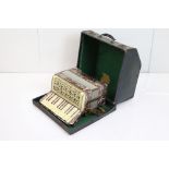 A vintage Albani accordion complete with original case.