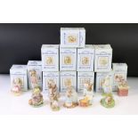 12 Boxed Royal Albert ' The World of Beatrix Potter ' figures to include Foxy Whiskered Gentleman,