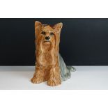 Beswick model of a seated Yorkshire terrier, model No. 2377, 26cm high