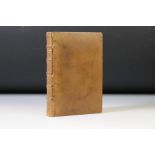 Book - Homer's Iliad translated by Pope, published by John Ross & Company, dated 1870, leather