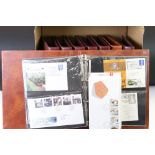Stamps - Large collection of GB FDCs, 1960s onwards, in eight modern albums, together with a few