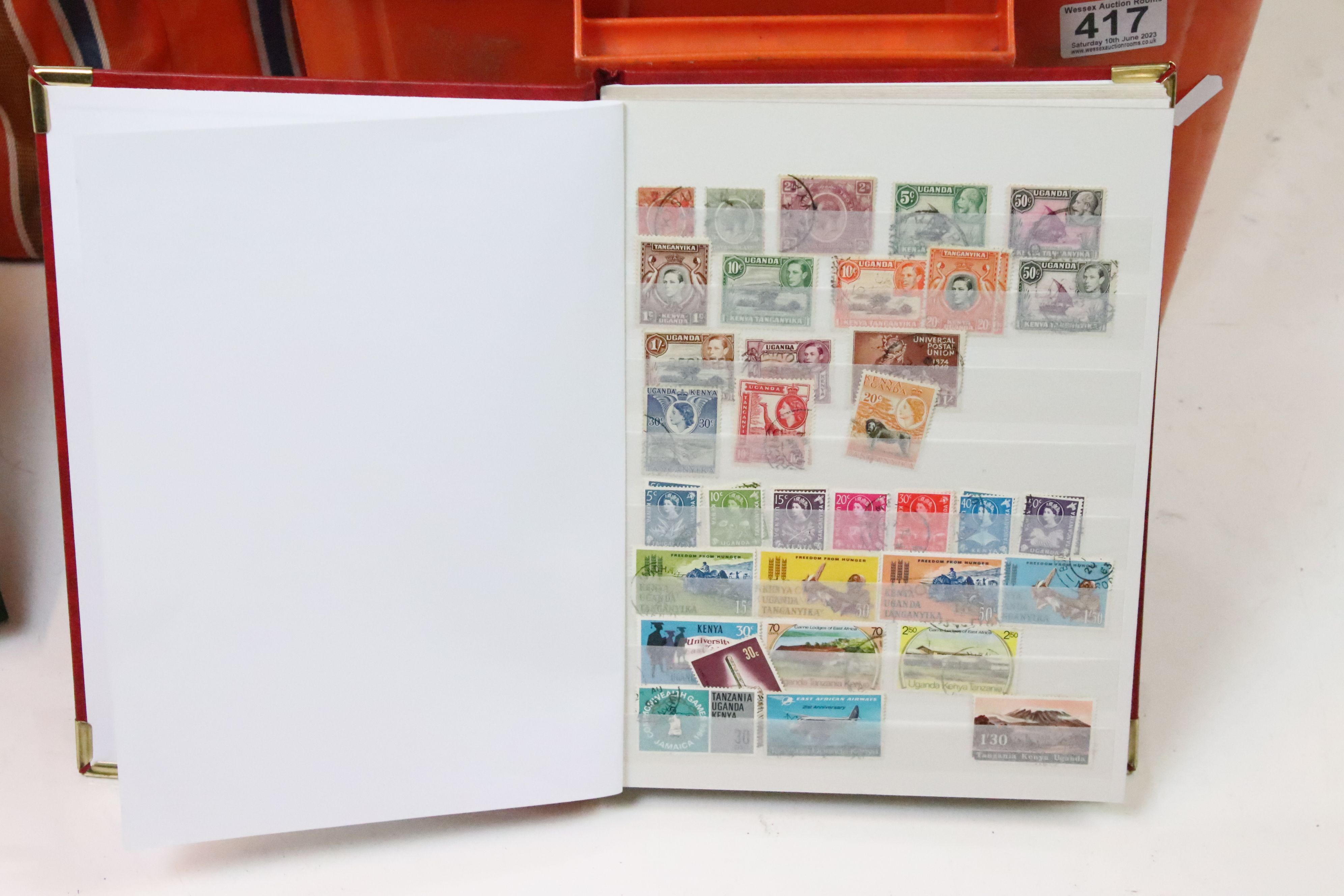 An extensive collection of GB, Commonwealth & World stamps in albums and loose, to include Queen - Image 2 of 15