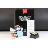 Royal Doulton Guinness Penguin, MCL22, limited edition number 581, with certificate of
