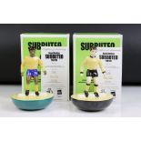 Two Royal Doulton Limited Edition Ceramic Subbuteo Players, MCL 12, one in Brazil colours no.56