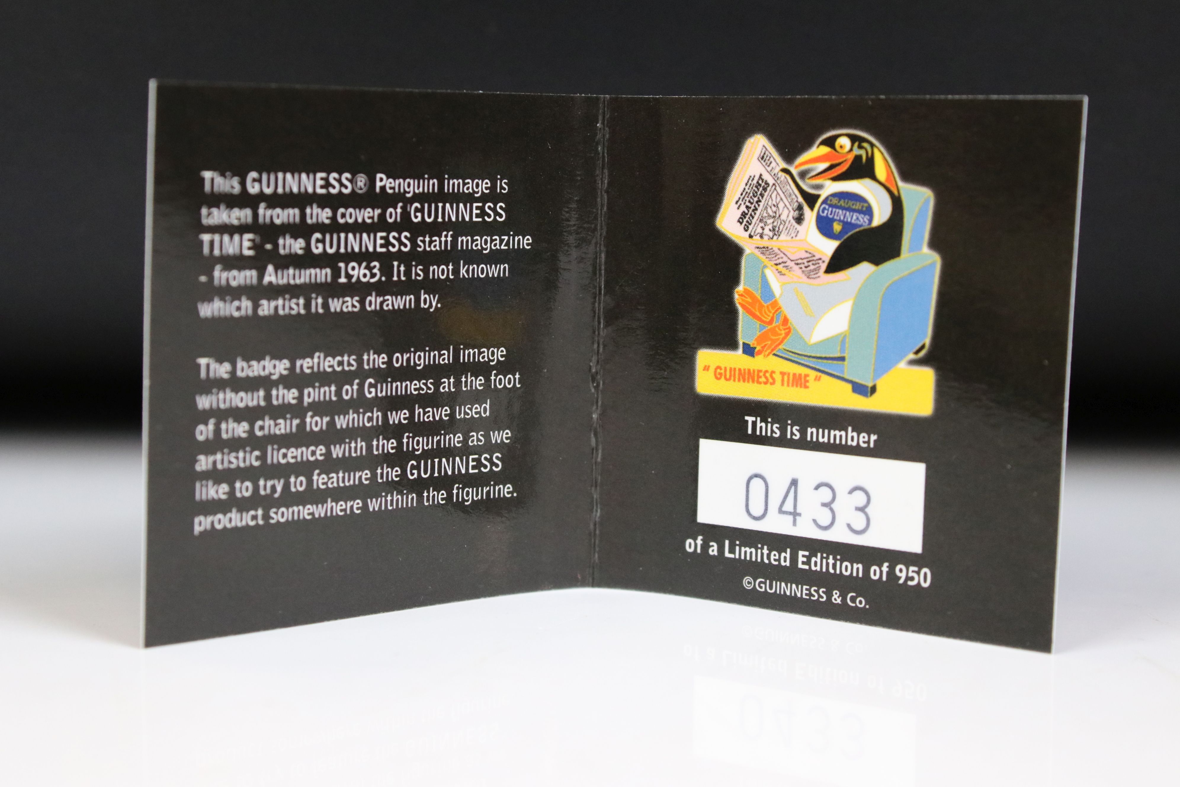 Royal Doulton Guinness Penguin, MCL22, limited edition number 581, with certificate of - Image 7 of 8