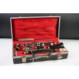 A cased Boosey & Hawkes of London Regent clarinet.