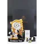 Royal Doulton Limited Edition Guinness Anniversary Clock, MCL26, limited edition no.247/350 (