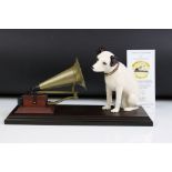 Royal Doulton His Master's Voice (HMV) ' Nipper ' ltd edn advertising figure, with CoA (base