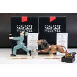 Two Coalport Guinness Limited Edition Figurines being ' Lion' limited edition no. 294 and '