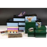 Collection of boxed ornaments to include 8 x Just The Right Shoe, 6 x Little Gems and 4 x Harmony