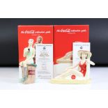 Two Royal Doulton Coca-Cola limited edition advertising figures to include ' Coca-Cola