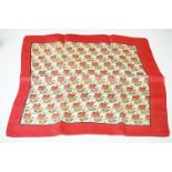 Liberty of London Silk Handkerchief with floral pattern, 43cm x 43cm