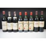 Red Wine - Eight bottles to include 2 x 2 x Pavilion Rouge - Du Chateau Margaux - 1979, Chateau