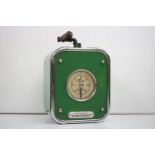 Early to Mid 20th century ' Castrol Oil ' Oil Dispenser, the green metal and chromium case, with